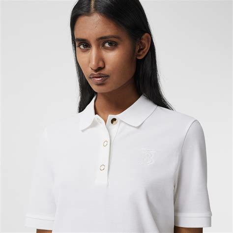 burberry white polo women's|Burberry windbreaker women.